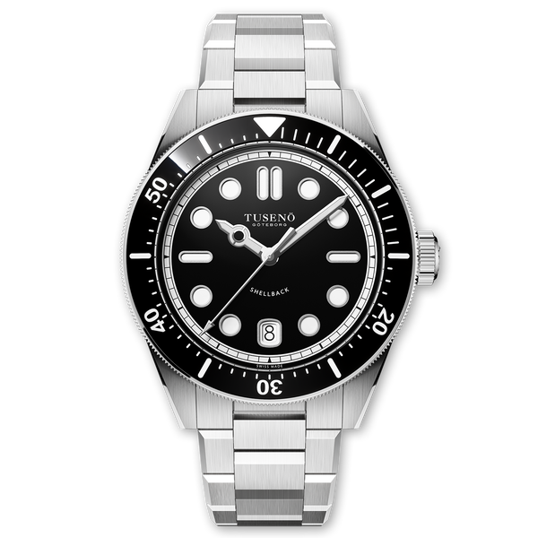 Shellback Black | Tusenö, Swedish Automatic Watches Since 2015