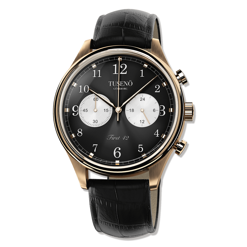 First-42-rosegold-black-black-