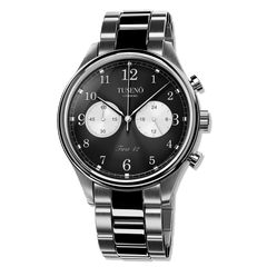 First-42-silver-black-bracelet