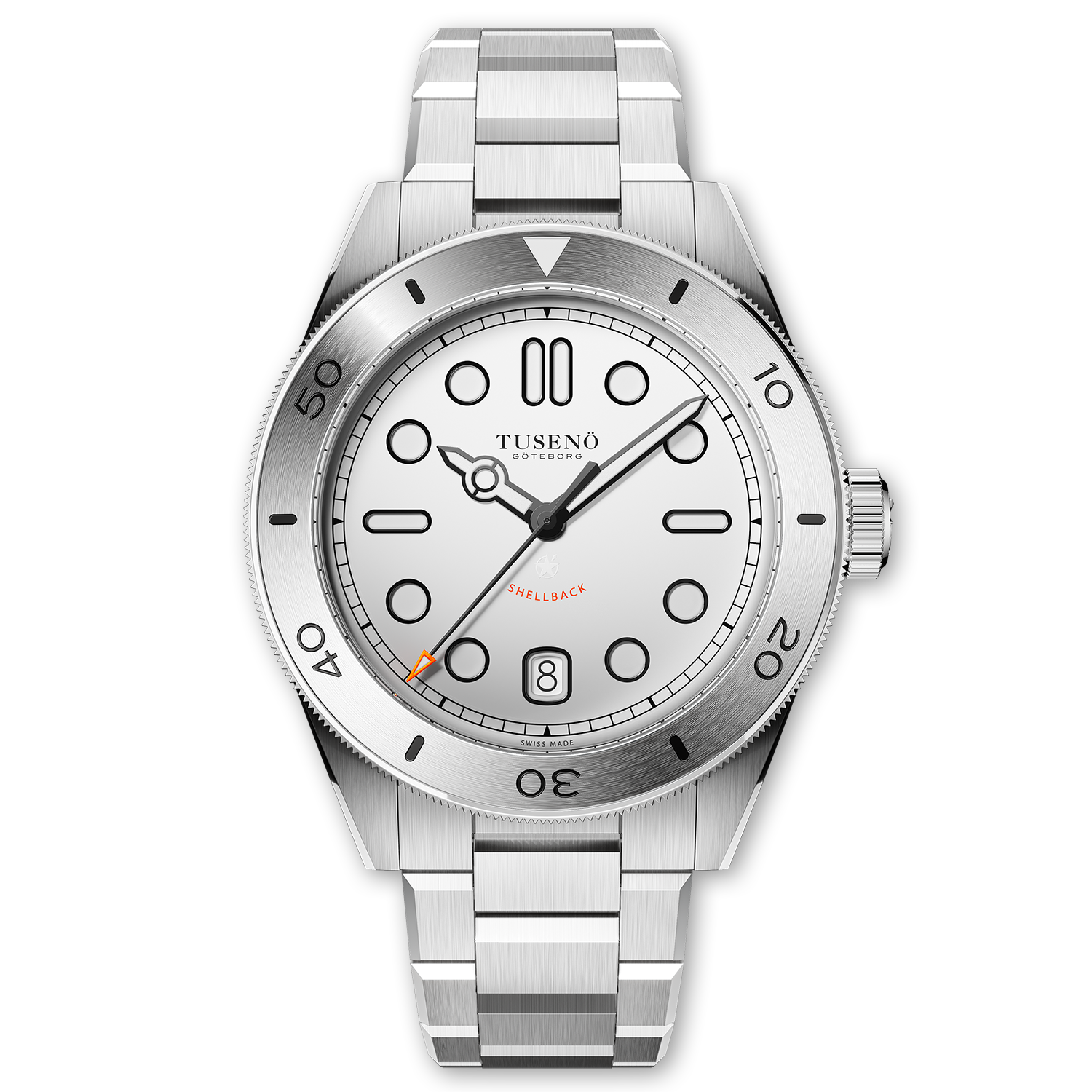 Shellback White | Tusenö, Swedish Automatic Watches Since 2015 Shellback White | Tusenö, Swedish Automatic Watches Since 2015