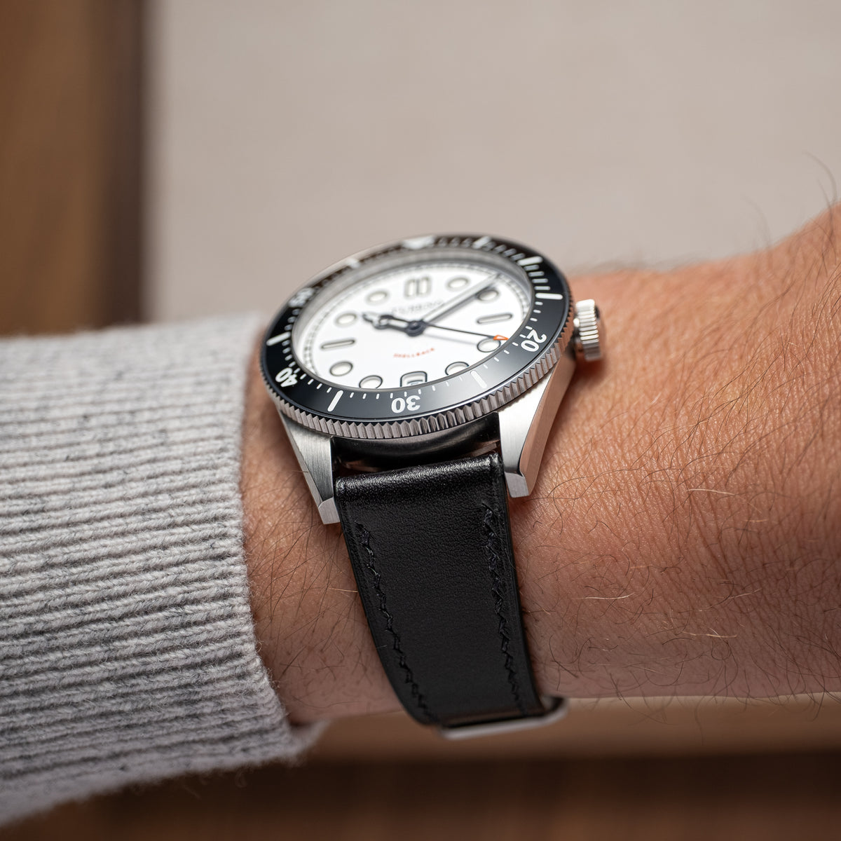 LEATHER STRAP – BLACK