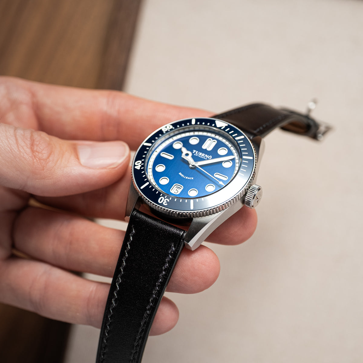 LEATHER STRAP – BLACK