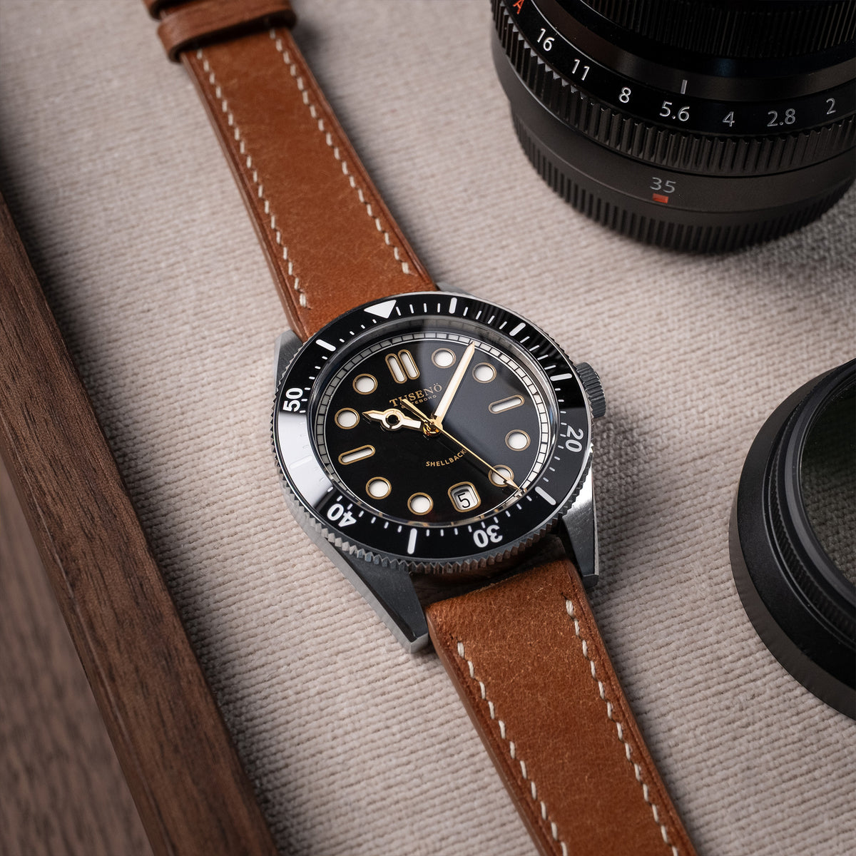 LEATHER STRAP – COGNAC