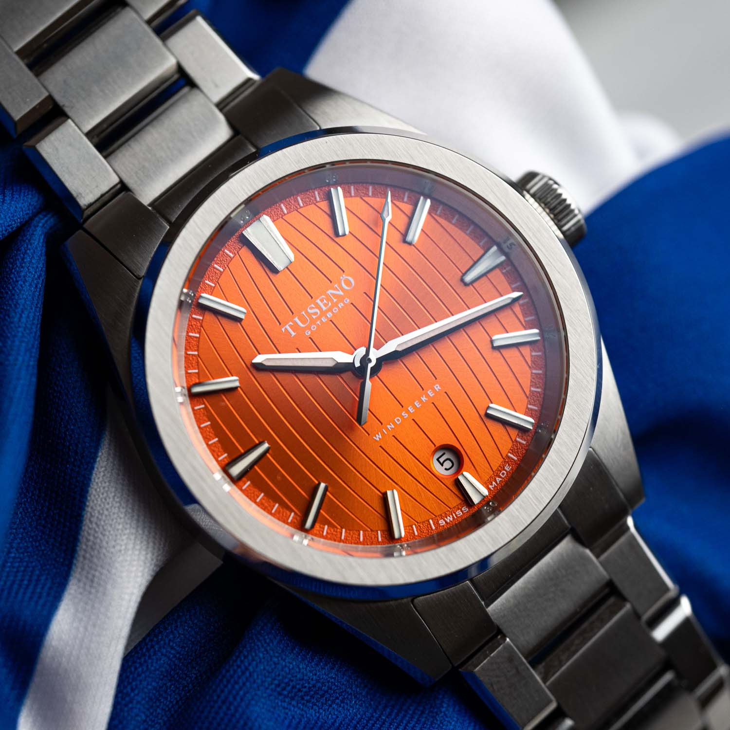 Windseeker Orange | Tusenö, Swedish automatic watches online since 