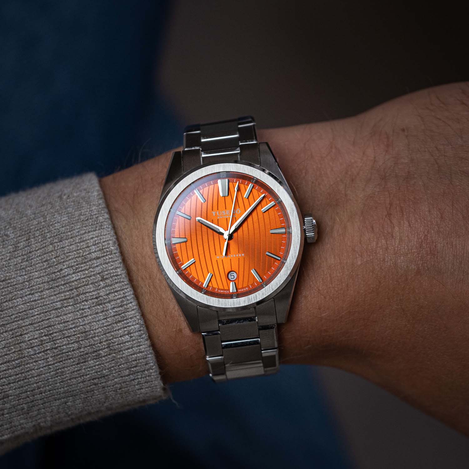 Windseeker Orange | Tusenö, Swedish automatic watches online since 