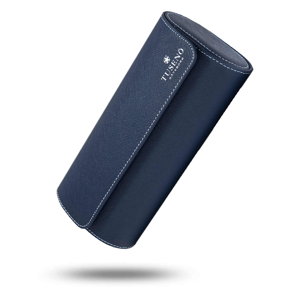 Watch roll for watches in blue leather Tusenö Watches